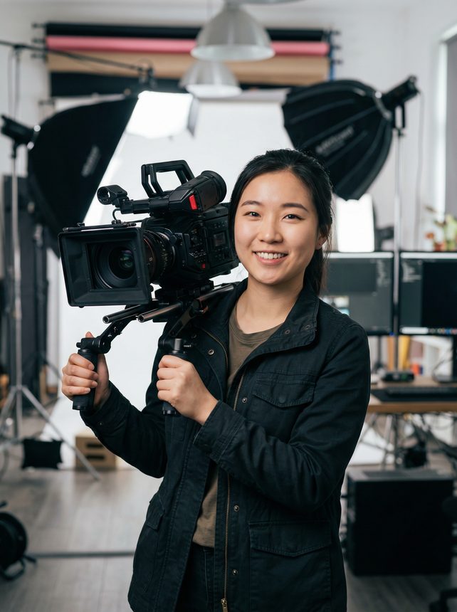 捷克街头,摄影师林晓雨